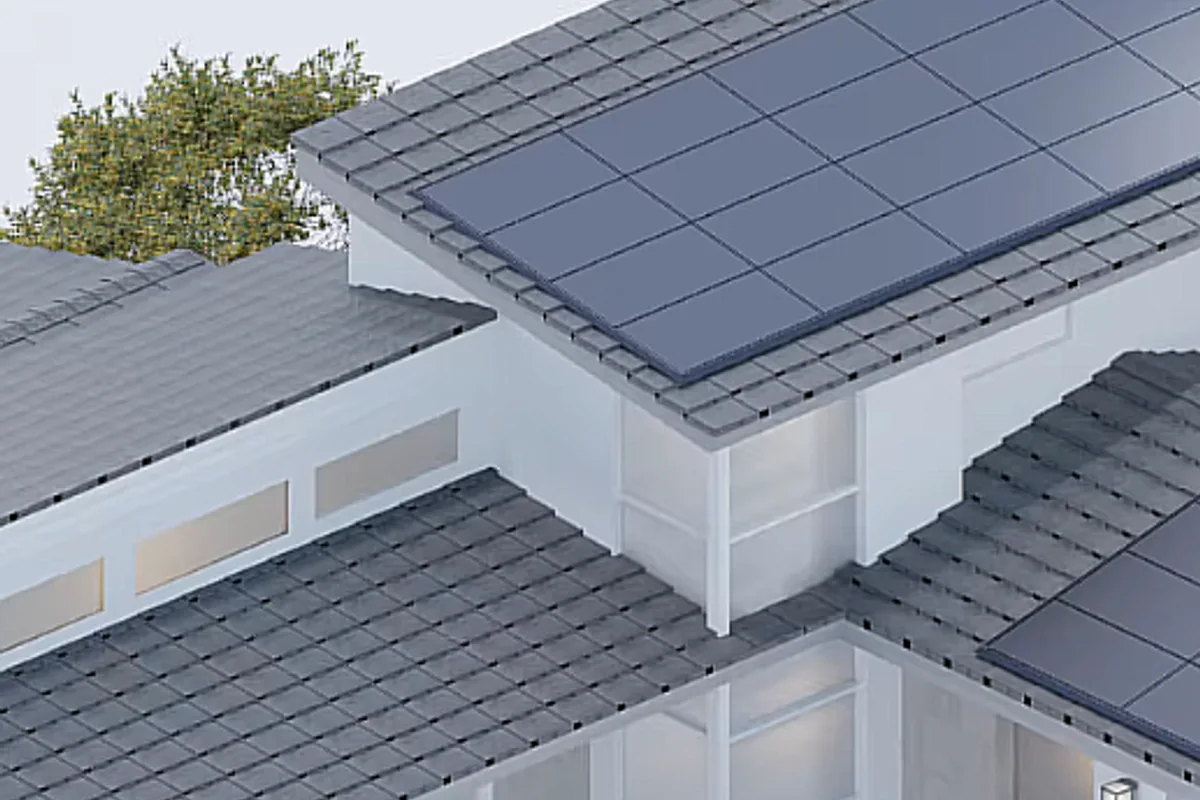 Panneaux solaires installés sur la toiture d'une maison